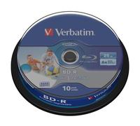 Blu-ray BD-R vierge Verbatim 43804 tour 10 pc(s) 25 GB imprimable