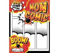 Bd Vide: Une Bande Dessinée Vierge À Thème Pour Créer Vos Propres Bandes Dessinées Dans Le Style Bande Dessinée | 100 Planches Guidées Et Uniques Avec Bulles Et Onomatopées