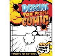 BD VIERGE POUR APPRENDRE A DESSINER MANGA GARCON: Créez Votre Propre Roman Graphique | Écrire Et Dessiner Des Bandes Dessinées | Cadeau Pour Enfant De 9 Ans