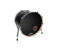 Evans BD26RB - Peau de résonance de grosse caisse noire EQ3, 26 pouces