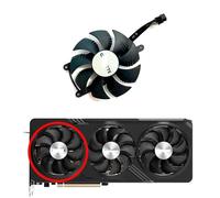BDAKQJV Carte Graphique Ventilateur 6 Broches GA92S2U PLA09215B12H, 3 Ventilateurs compatibles avec Carte Graphique RX7700XT 7800XT 7900XT Gaming OC Magic Eagle(B)