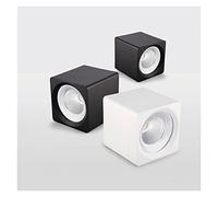 BDAYEK Spots de Plafond LED Downlight Square Dimmable COB Ceiling Spot Lights 7W 9W 12W AC85~265V Lamps for Home(7w White,Cold White)