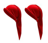 BDBFPAN Lot de 2 chapeaux rouges amusants pour costume de groupe, bonnet de nain, chapeau de fête pour enfants, parfait pour le carnaval, Halloween, Noël et les fêtes costumées