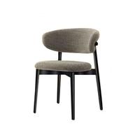 BDBLFLTZ Iron Dining Chairs Mid-Century Modern Kitchen & Dining Room Chairs Living Room Accent Chair Armless Side Chairs with Metal Legs for Bedroom GrayC,4PACK