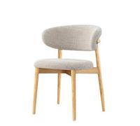 BDBLFLTZ Iron Dining Chairs Mid-Century Modern Kitchen & Dining Room Chairs Living Room Accent Chair Armless Side Chairs with Metal Legs for Bedroom BeigeA,4PACK