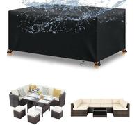 BDBSGBH Housse de Salon de Jardin Exterieur 86x86x36cm Housse Table de Jardin Impermeable 600D Tissu Oxford Bache de Protection Mobilier pour Mobilier Table Chaise et Canapé