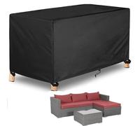 BDBSGBH Housse Table de Jardin 160x130x75cm (LxWxH) Bache de Protection Exterieur Imperméable et indéchirable Résistante aux UV Housse pour Meubles de Jardin pour Table et Chaise