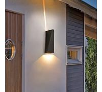 BDDCYWY Appliques murales légères, Lampe Murale extérieure en métal à LED Moderne 7,8 "Extérieur de Haut en Bas luminaire luminaire étanche étanche