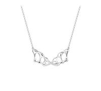 BDDCYWY Collier Création de séquence créative Collier 925 Silver Clavicule Chaîne Personnalité Unique Design Collier pour Femmes Collier Collier