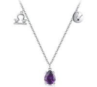 BDDCYWY Collier STAILLE DE NAISSEMENT pour Les Femmes, Sterling Silver Zodiac Pendant Signes