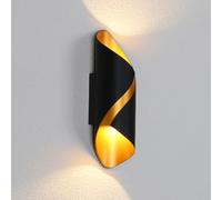 BDDCYWY Lampe a Conduit vers Le Haut du Porche extérieur monté Lumineux, Un éclairage d'applications imperméable Moderne, Une Lampe Murale en métal pour intérieur et extérieur