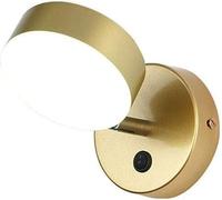 BDDCYWY LED Mur LED 5W Lampe Murale Applique Murale intérieure, mecs en métal Spotlights de Lavage Mural réglables lesmpes de Lecture de Chevet, Lampe Murale