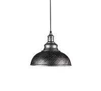 BDDCYWY Personnalité de Style rétro Industriel Single-tête en Fer forgé Lustre Restaurant de Restaurants Bar Store American Loft Pot Cover Falls Modern Chandeliers (Couleur: Rust)