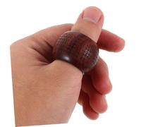 BDDCYWY Tiger Striped Wood Treer Autocollants Réflexion Thumb Conter Heart Rings Style Graquet Turning Anneau auto-adhésif Autocollants Sentif