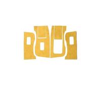 BDDXWSM Autocollant Cadre Garniture Panneau Lève-vitre De Voiture Tuning Intérieur Pour Tesla Pour Model 3 Y 2019-2023 Garniture console(Jaune,Conduite à gauche)