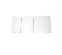 BDDXWSM Autocollant Décoratif Pour Console Centrale De Voiture Pour Tesla Pour Model 3 Highland 2024, Accessoire D'intérieur Garniture console(Matte wvhite)