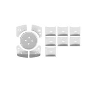 BDDXWSM Autocollant Intérieur Pour Ford Pour Explorer 2020-2023 Conduite À Gauche/à Droite Cache-pommeau De Levier De Vitesse, Bouton De Lève-vitre Kit Décoration Intérieur(Couleur 6)