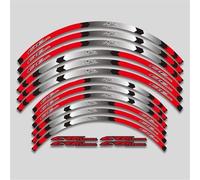 BDDXWSM Autocollant Jante de Roue Autocollant Roue Moto pour H&Onda Africa Twin Crf1100l CRF1100L Autocollants Moyeu Intérieur Bande Jante Autocollant Réfléchissant Autocollant(Couleur 1)
