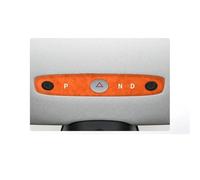 BDDXWSM Autocollant Pour Panneau De Liseuse Avant Voiture, Pour Tesla Pour Model 3 Highland (2023-2025) Garniture console(Orange)