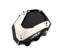 BDDXWSM Béquille Latérale De Moto pour BMW RNineT R NineT RnineT RNINET 2014 2015 2016, Plaque Support D'extension CNC Support béquille(Noir)