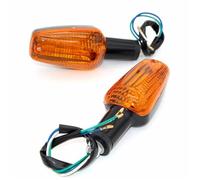 BDDXWSM Clignotants Avant De Moto Pour VTEC 1 Et 2 Indicateurs Clignotant Lumière Feux auxiliaires latéraux(Orange)