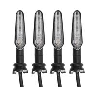 BDDXWSM Clignotants Moto Lumière Pour YZF R15 V2 V3 V4 R25 R3 R6S R6 R1 R7 R9 Feux auxiliaires latéraux(4 pièces)