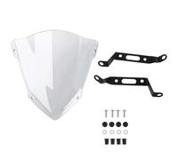 BDDXWSM Déflecteurs De Vent Avant pour Pare-Brise De Moto pour MT07 MT-07 2018 2019 2020 - Accessoires De Protection D'écran Déflecteur Pare-Brise Vent(Clair)