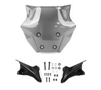 BDDXWSM Kit De Pare-Brise Intermédiaire Et Structure Multi-Supports pour Moto, Protection Contre Le Vent Avant pour MT-07 MT07 MT 07 2025 2026 Déflecteur Vent Pare-Brise(Couleur 7)