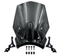 BDDXWSM Pare-Brise De Moto avec Déflecteurs d'air pour pour CB1000R 2018-2020, Carénage De Phare Et Spoiler Déflecteur Pare-Brise Vent(Noir)