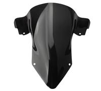 BDDXWSM Pare-Brise De Moto pour BMW S1000RR S1000 RR S 1000 RR 2019 2020 2021 2022 2023 Déflecteurs De Vent À Double Bulle Déflecteur Vent(Noir)