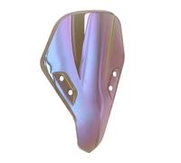BDDXWSM Pare-Brise Double Bulle pour Moto pour CFMOTO 250 300 SR 250SR 300SR MY22 Protection Pare-Brise Déflecteur De Vent De Pare-Brise De Moto(Iruidium Clair)