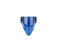 BDDXWSM Pare-Brise Double Bulle pour Moto pour pour CBR600 F4i 2001-2008, Accessoires De Carénage Et Déflecteurs Déflecteur Vent(Bleu)