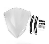 BDDXWSM Pare-Brise Et Déflecteurs De Vent pour Moto pour MT-03 MT25 MT03 MT-25 2020-2023, Carénage Avant Déflecteur Pare-Brise Vent(Clair)