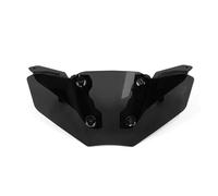 BDDXWSM Pare-Brise Et Déflecteurs pour Moto pour MT-07 2025 2026, Kit De Carénage Avant Coupe-Vent Déflecteur Pare-Brise Vent(Dark Titanium Set)