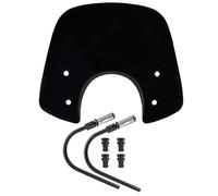 BDDXWSM Pare-Brise Moto pour Piaggio Vespa GTS 250 300 LX125 LX150 LX50, Pare-Brise Avant, Pièces De Protection Déflecteur De Vent De Pare-Brise De Moto(Noir,Long)