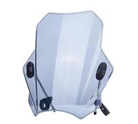 BDDXWSM Pare-Brise Réglable pour Moto pour BMW R1200GS R1250GS R1200 1250 LC Adventure avec Déflecteurs De Vent Agrandis Déflecteur Vent(Titane Transparent)