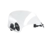 BDDXWSM Pare-Brise Réglable pour Moto pour pour Ninja 400 pour Z900 pour Z1000 ER6F, Extension De Visière Déflecteur Vent(Large Clear)