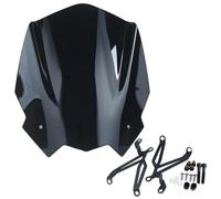 BDDXWSM Pare-Brise Sport/Touring pour Moto pour BMW G 310R (2017-2024) - Déflecteurs De Vent Et Protection Anti-Vent Déflecteur Pare-Brise Vent(Noir)