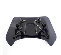 BDDXWSM Pare-Brise, Visserie De Montage, Déflecteur, Aileron Et Accessoires pour Motos pour Indian Scout Bobber 2018-2024 Déflecteur Vent Pare-Brise(13 Pouces Noir)