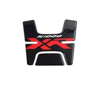 BDDXWSM Protecteur réservoir Carburant Autocollant De Réservoir De Carburant pour Moto pour B&MW S1000XR S1000 XR, Protection De Réservoir, Autocollants, Étanches Et Anti-Rayures(Rouge)