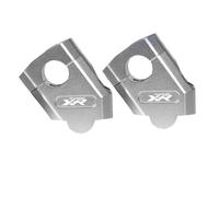 BDDXWSM Rehausseur De Guidon De Moto pour B&MW S1000XR S1000XR S 1000XR S1000 XR S1000xr Poignées De Guidon À Main Pinces De Montage Surélevées Guidon relevable(Argent)