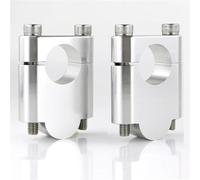 BDDXWSM Rehausseur De Guidon pour pour CB300R 2019-2024, Adaptateur Fixation pour, Et Rallonge Guidon relevable(Argent,30mm)