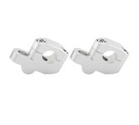 BDDXWSM Rehausseurs De Guidon De Moto pour B&MW F800R F800 R F 800R 2015-2018 Rehausseurs De Guidon Rehaussez La Pince De Montage Guidon relevable(Argent)