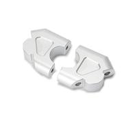 BDDXWSM Rehausseurs De Guidon pour BMW R1200GS LC/Adventure/Rallye R1250GS, Support Fixation Conique, Rehausseur Guidon relevable(Argent)