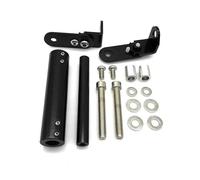 BDDXWSM Support De Navigation GPS Moto pour Trail125 PCX125 ADV160, Extension Barre Transversale, Téléphone, Accessoires Support GPS téléphone(Noir 1)