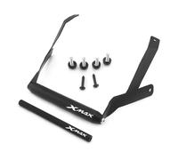 BDDXWSM Support De Navigation pour Moto pour XMAX300 2023 Téléphone GPS Avant avec Plaque Fixation Et Barre Transversale Navigator Bracket(Noir 1)