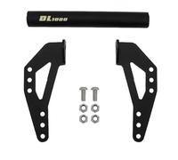 BDDXWSM Support Plaque Navigation GPS Moto pour Suzuki V-Strom/DL1000 ABS 2014-2019, Téléphone À Barre Transversale Extensible Support GPS téléphone(NOIR2)