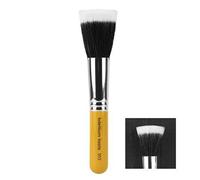 bdellium Tools Travel Line Duet Fiber Finishing Brush, Yellow
