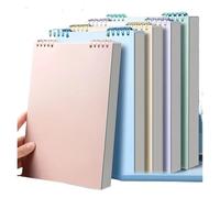 BDFJEDS Cahiers à Spirales 1 bloc-notes à spirales, papier quadrillé ligné, for usage au bureau(Pink)