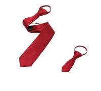 BDFJEDS Cravate Homme Cravates for hommes Cravate de luxe Noble Line for fête mariage à fermeture éclair pré-nouées formelles étroite(Wine red)